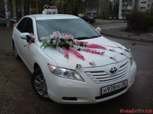 Машина на свадьбу - Белая TOYOTA CAMRY  - Изображение #6, Объявление #256803