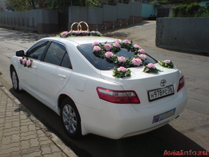 Машина на свадьбу - Белая TOYOTA CAMRY  - Изображение #9, Объявление #256803