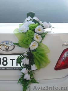 Автомобиль на свадьбу, прокат свадебных украшений на автомобиль - Изображение #8, Объявление #352307