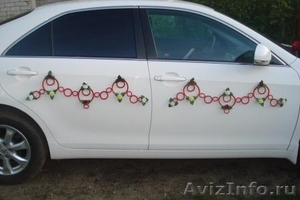 Автомобиль на свадьбу, прокат свадебных украшений на автомобиль - Изображение #6, Объявление #352307