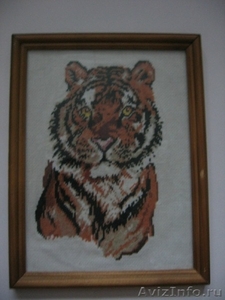 Картина вышивки крестом "Тигр" - Изображение #1, Объявление #484056