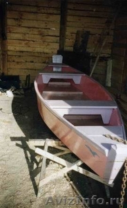 лодка деревянная (плоскодонка) - Изображение #1, Объявление #573302