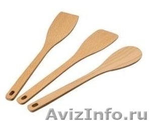Лопатки кухонные из дерева, деревянные ложки, ножи, вилки - Изображение #1, Объявление #1092504